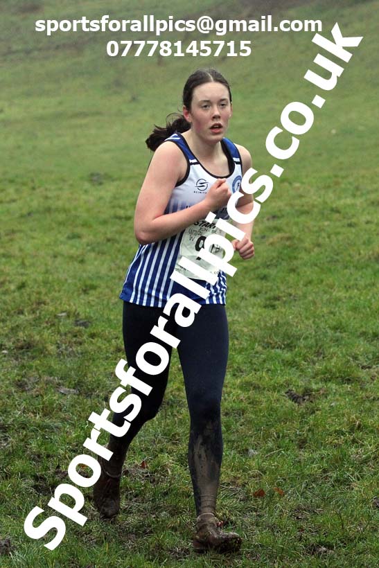Girls under-15s, NECAA Junior Cross Country Relays, Thornley Farm, Peterlee, Saturday, December 12th. Photo: David T. Hewitson/Sports for All Pics